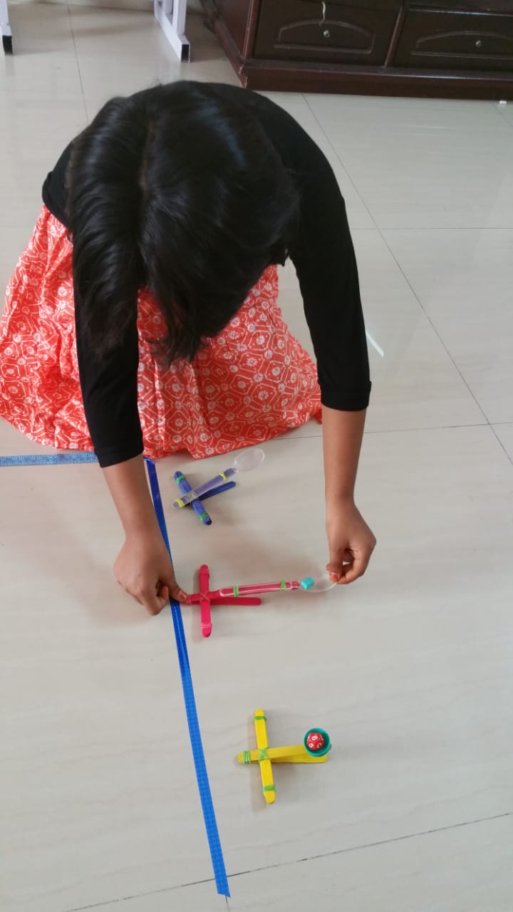 Catapult science, engineering and maths (STEM) activity for kids