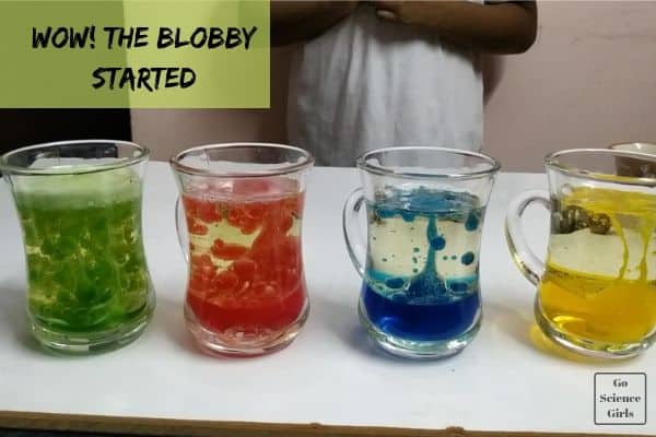 seeing the blobs in lava lamp experiment