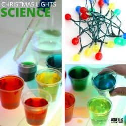 Lightbox Christmas science 