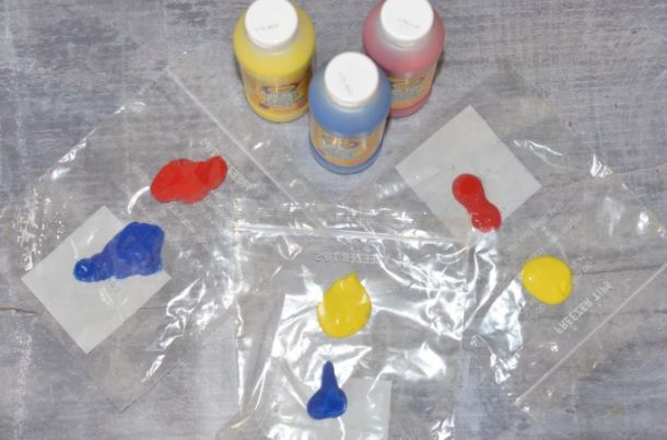 Color Theory with Squishy Plastic Bags