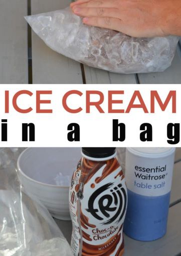 Make Ice Cream in a Plastic Bag Science Experiment