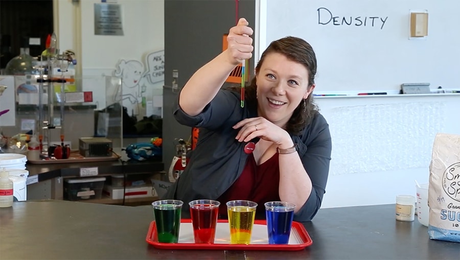 OMSI Sugar Density Rainbow - Science Experiment for Kids