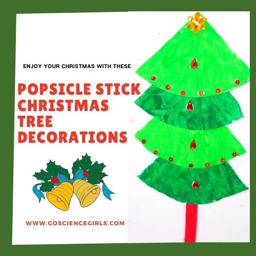 Easy Popsicle Stick Christmas  Tree