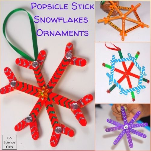 How-to: Easy Popsicle Stick Snowflake Craft