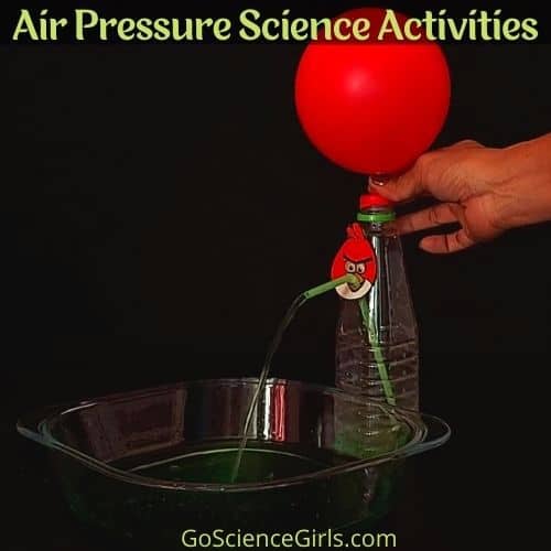 How to do an Air Pressure on Water Experiment for Kids - Go Science Girls