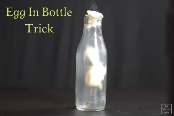 Egg in bottle Science Experiment - Result