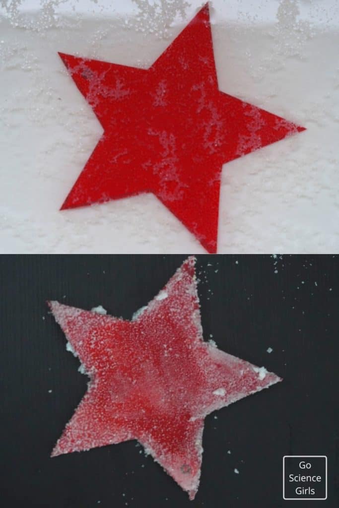 Making Of Christmas Crystal star