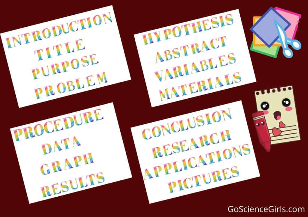 Science Fair Project Labels - Free Download
