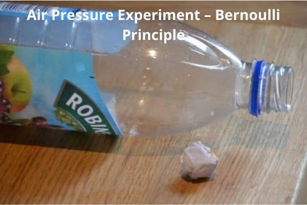 Air pressure Experiment - Bernoulli Principle 