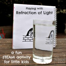 Playing with Refraction of Light: a fun STEAM activity for kids